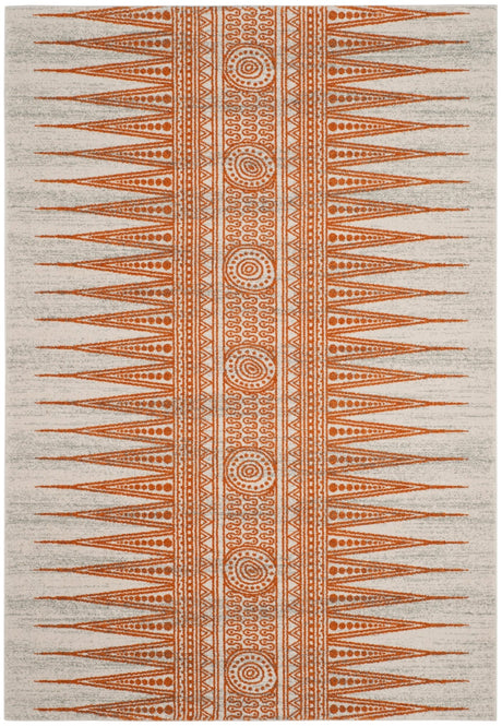 Safavieh Evoke Evk226S Ivory/Orange Rug - Safavieh - evk226s - 24