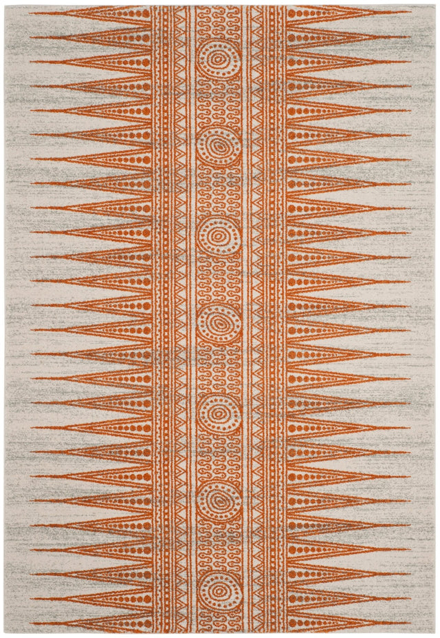 Safavieh Evoke Evk226S Ivory/Orange Rug - Safavieh - evk226s - 24