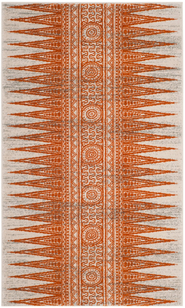 Safavieh Evoke Evk226S Ivory/Orange Rug - Safavieh - evk226s - 27