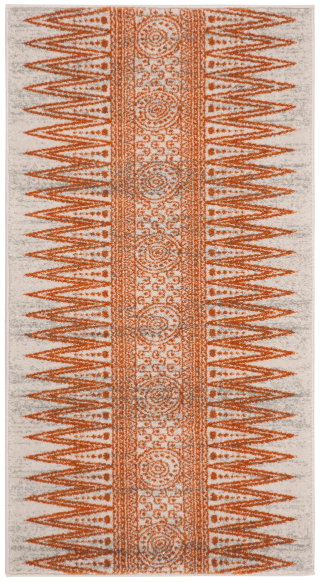 Safavieh Evoke Evk226S Ivory/Orange Rug - Safavieh - evk226s - 27