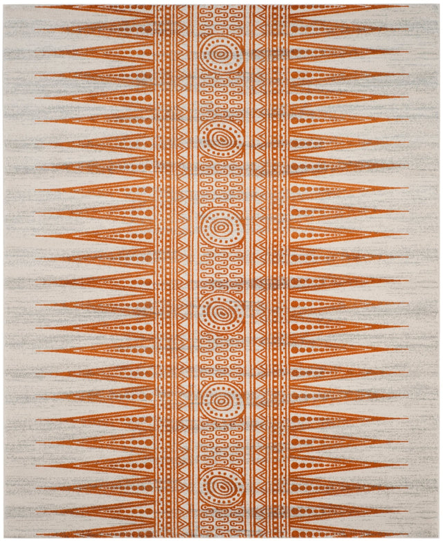 Safavieh Evoke Evk226S Ivory/Orange Rug - Safavieh - evk226s - 27