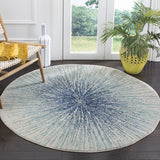 Safavieh Evoke Evk228A Royal / Ivory Rugs - evk228a-5sq