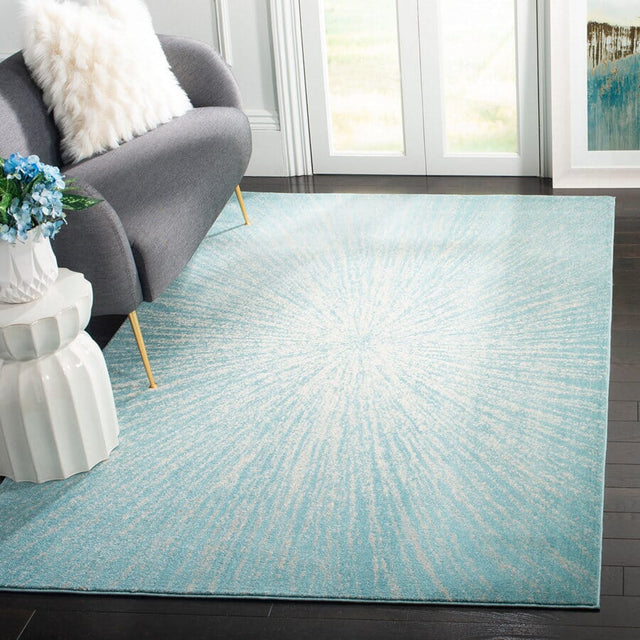 Safavieh Evoke Evk228J Aqua / Ivory Rugs - Safavieh - evk228j - 24