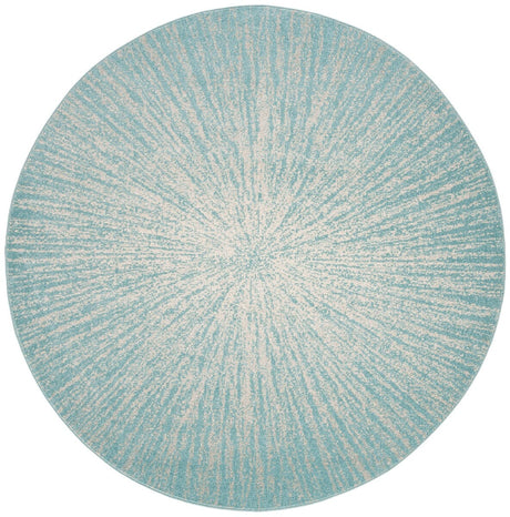 Safavieh Evoke Evk228J Aqua / Ivory Rugs - Safavieh - evk228j - 3r