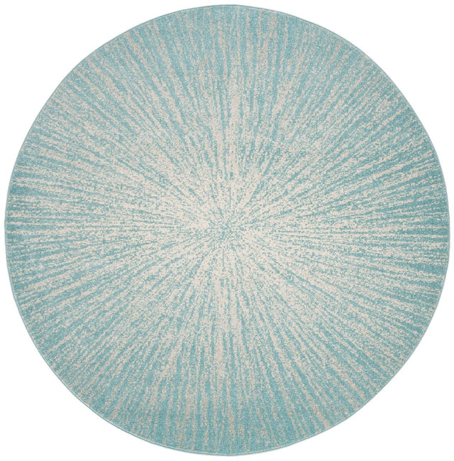 Safavieh Evoke Evk228J Aqua / Ivory Rugs - Safavieh - evk228j - 3r