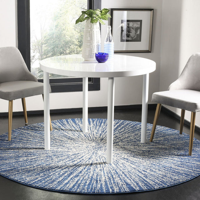 Safavieh Evoke Evk228N Navy/Ivory Rug - evk228n-5sq
