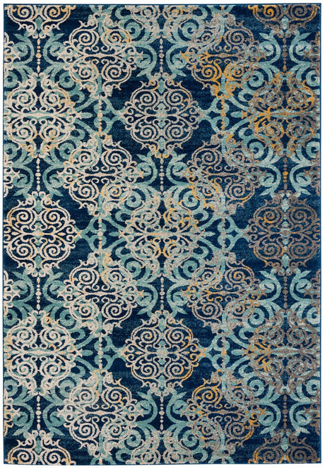 Safavieh Evoke Evk230A Royal / Light Blue Rugs - Safavieh - evk230a - 24