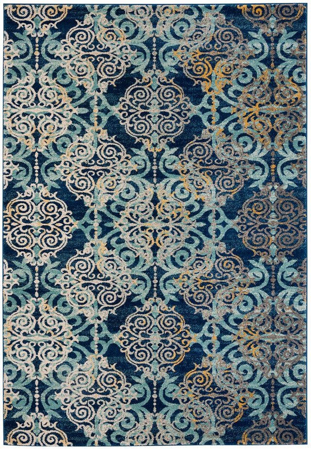 Safavieh Evoke Evk230A Royal / Light Blue Rugs - Safavieh - evk230a - 24