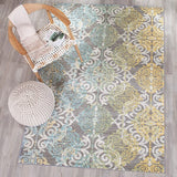 Safavieh Evoke Evk230D Grey / Ivory Rugs - Safavieh - evk230d - 24