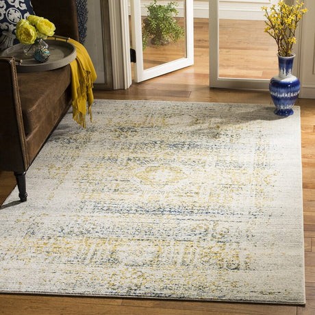 Safavieh Evoke Evk232C Ivory / Blue Rugs - Safavieh - evk232c - 24