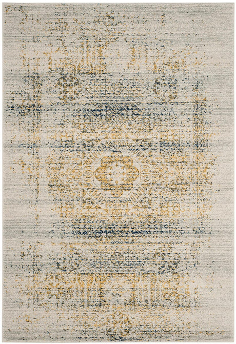 Safavieh Evoke Evk232C Ivory / Blue Rugs - Safavieh - evk232c - 24