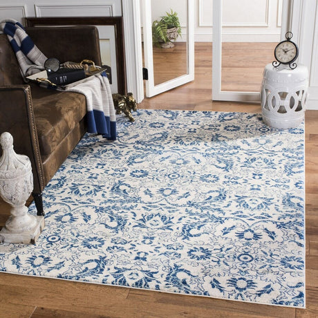 Safavieh Evoke Evk238C Ivory / Blue Rugs - Safavieh - evk238c - 24