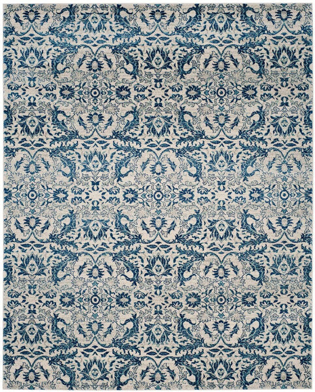 Safavieh Evoke Evk238C Ivory / Blue Rugs - Safavieh - evk238c - 24