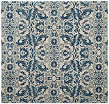 Safavieh Evoke Evk238C Ivory / Blue Rugs - Safavieh - evk238c - 7sq
