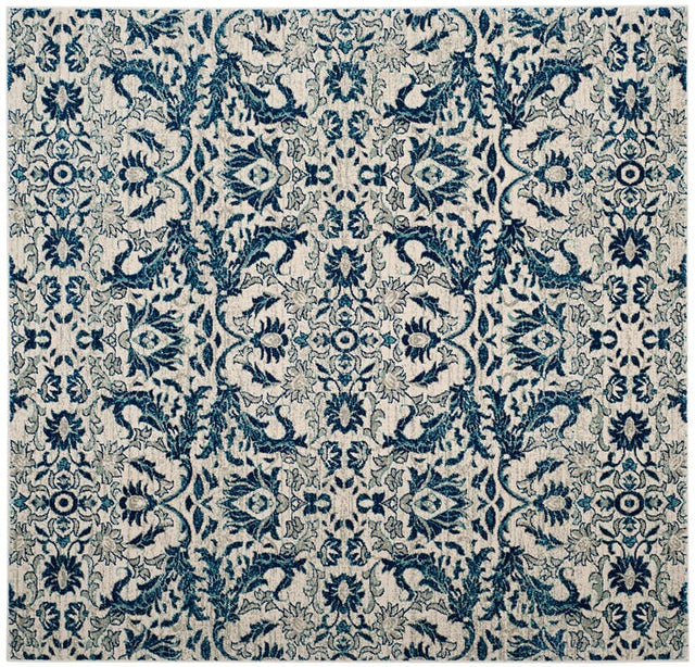 Safavieh Evoke Evk238C Ivory / Blue Rugs - Safavieh - evk238c - 7sq