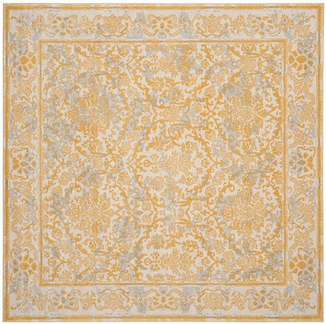 Safavieh Evoke Evk242S Ivory / Gold Rugs - Safavieh - evk242s - 7sq