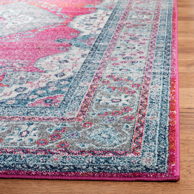 Safavieh Evoke Evk250N Navy/Fuchsia Rug - Safavieh - evk250n - 4