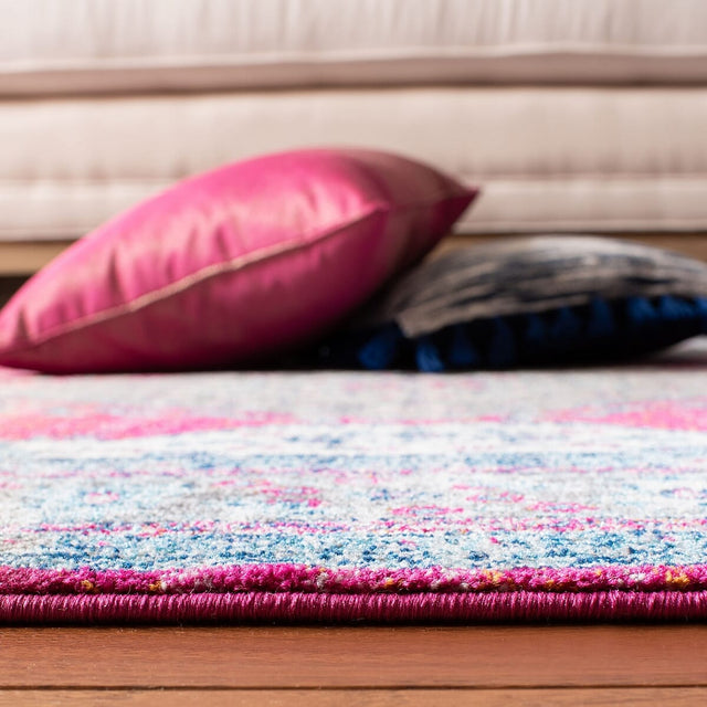 Safavieh Evoke Evk250N Navy/Fuchsia Rug - Safavieh - evk250n - 4