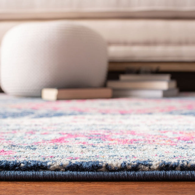 Safavieh Evoke Evk250R Fuchsia / Navy Rugs - Safavieh - evk250r - 4