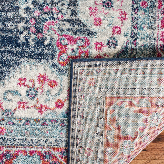 Safavieh Evoke Evk250R Fuchsia / Navy Rugs - Safavieh - evk250r - 4