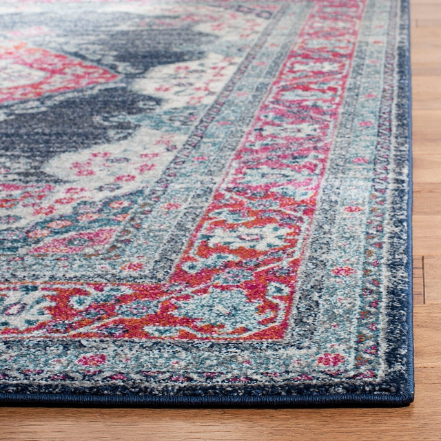 Safavieh Evoke Evk250R Fuchsia / Navy Rugs - Safavieh - evk250r - 4