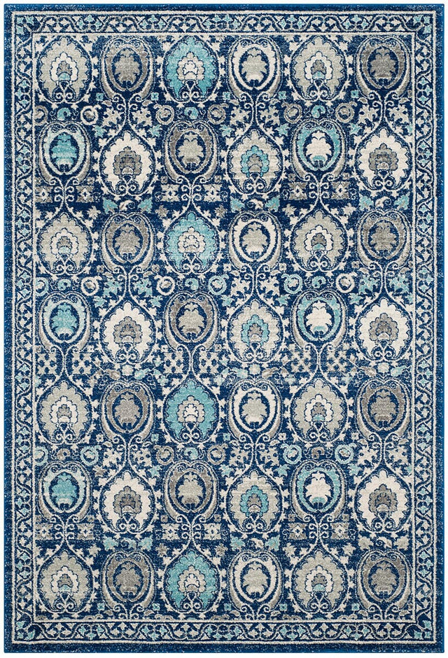 Safavieh Evoke Evk251C Blue / Ivory Rugs - Safavieh - evk251c - 24