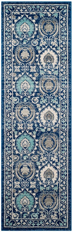 Safavieh Evoke Evk251C Blue / Ivory Rugs - Safavieh - evk251c - 27