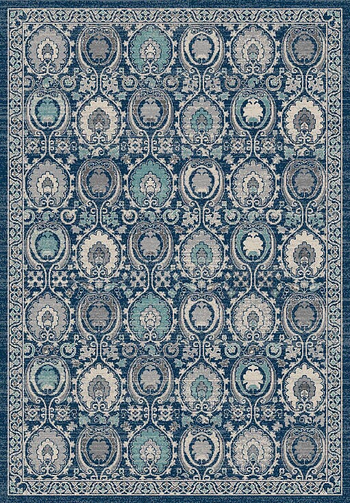 Safavieh Evoke Evk251C Blue / Ivory Rugs - Safavieh - evk251c - 7r