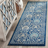 Safavieh Evoke Evk251C Blue / Ivory Rugs - Safavieh - evk251c - 7sq
