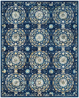 Safavieh Evoke Evk252A Navy / Ivory Rugs - Safavieh - evk252a - 3