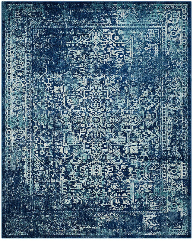 Safavieh Evoke Evk256A Navy / Ivory Rugs - Safavieh - evk256a - 24