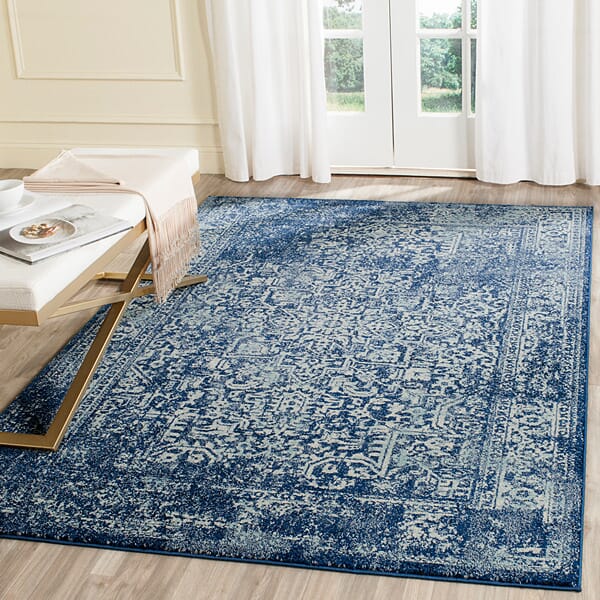 Safavieh Evoke Evk256A Navy / Ivory Rugs - Safavieh - evk256a - 24