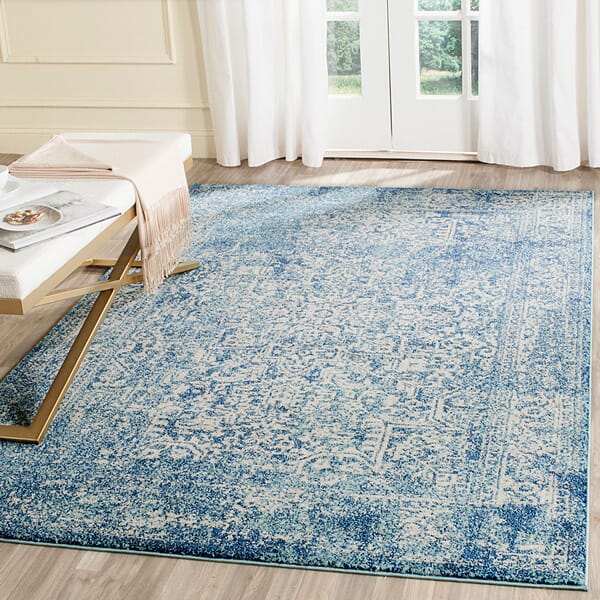 Safavieh Evoke Evk256C Blue / Ivory Rugs - Safavieh - evk256c - 24