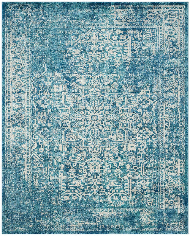 Safavieh Evoke Evk256C Blue / Ivory Rugs - Safavieh - evk256c - 24