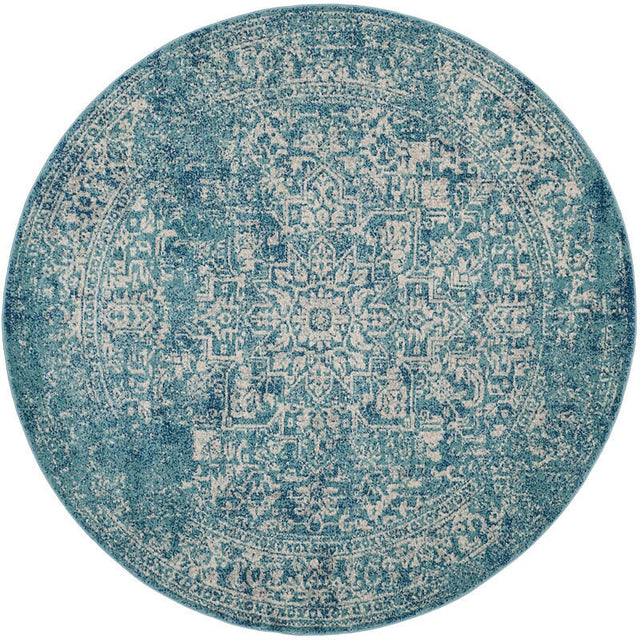 Safavieh Evoke Evk256C Blue / Ivory Rugs - Safavieh - evk256c - 24