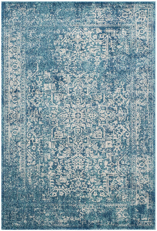 Safavieh Evoke Evk256C Blue / Ivory Rugs - Safavieh - evk256c - 24