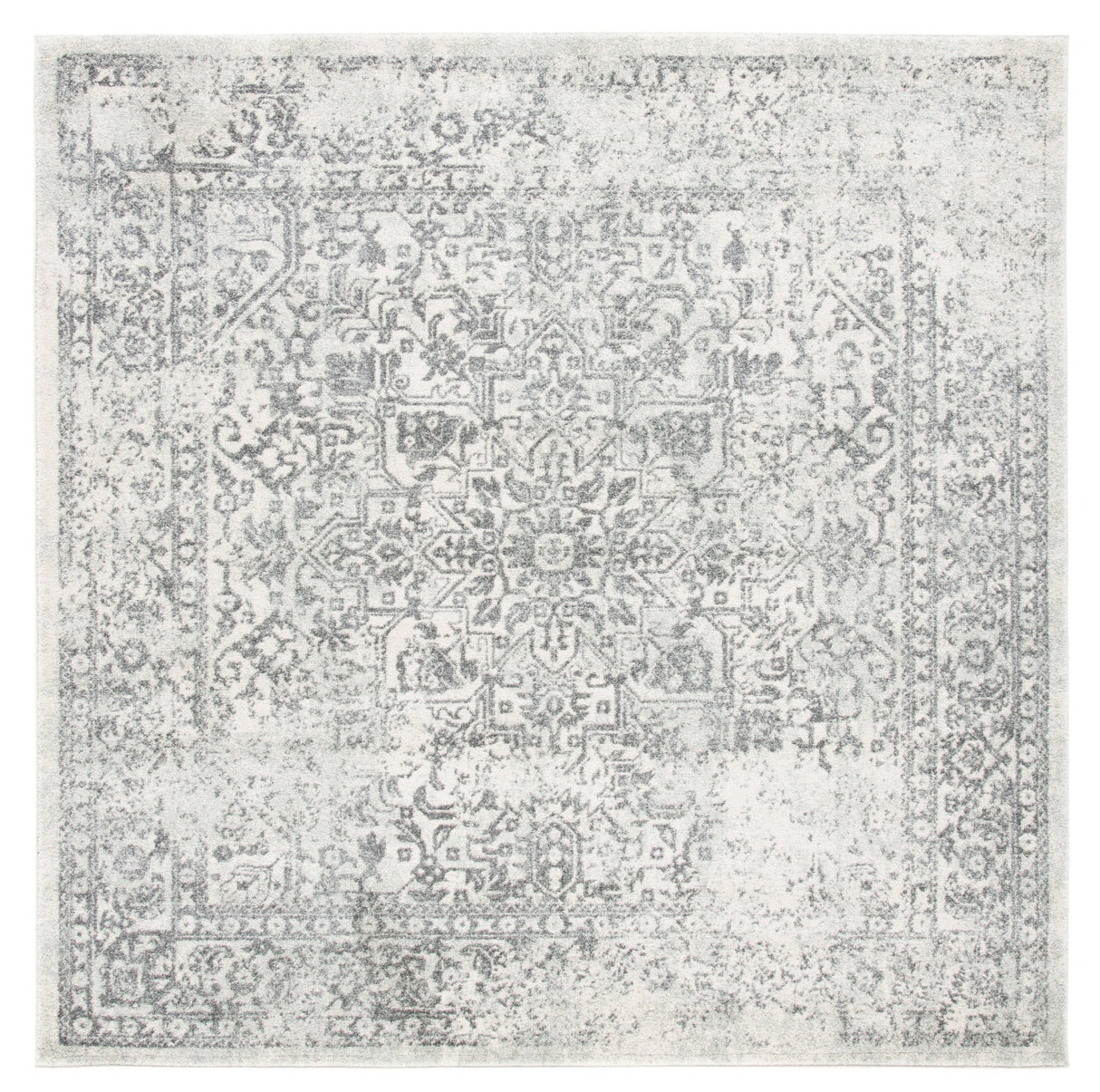 Safavieh Evoke Evk256F Ivory/Grey Rugs - Safavieh - evk256f - 7sq
