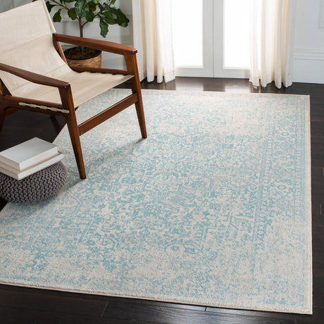 Safavieh Evoke Evk256J Ivory/Aqua Rugs - Safavieh - evk256j - 3