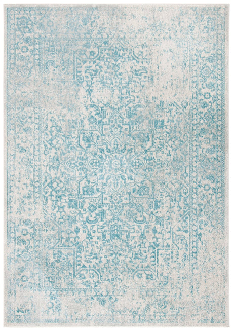 Safavieh Evoke Evk256J Ivory/Aqua Rugs - Safavieh - evk256j - 3