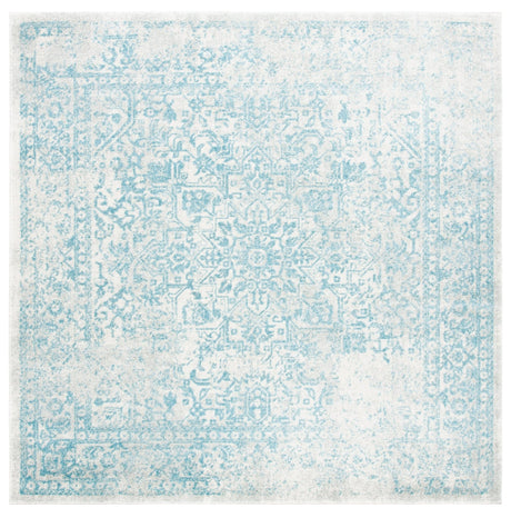 Safavieh Evoke Evk256J Ivory/Aqua Rugs - Safavieh - evk256j - 7sq