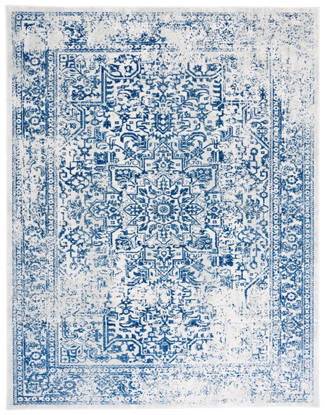 Safavieh Evoke Evk256N Ivory/Navy Rugs - Safavieh - evk256n - 7r