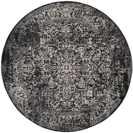 Safavieh Evoke Evk256R Black / Grey Rugs - Safavieh - evk256r - 5r