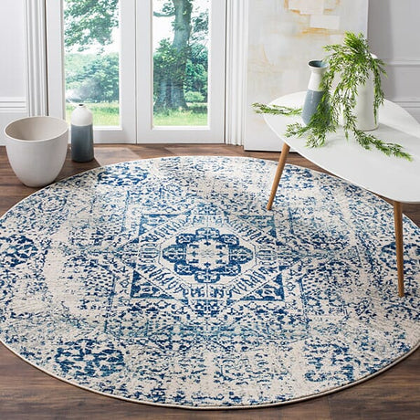 Safavieh Evoke Evk260C Ivory / Blue Rugs - Safavieh - evk260c - 5sq