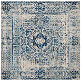 Safavieh Evoke Evk260C Ivory / Blue Rugs - Safavieh - evk260c - 9sq