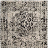 Safavieh Evoke Evk260T Ivory / Black Rugs - Safavieh - evk260t - 7sq
