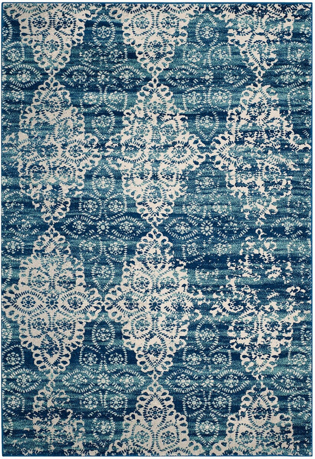 Safavieh Evoke Evk266F Royal / Ivory Rugs - Safavieh - evk266f - 3