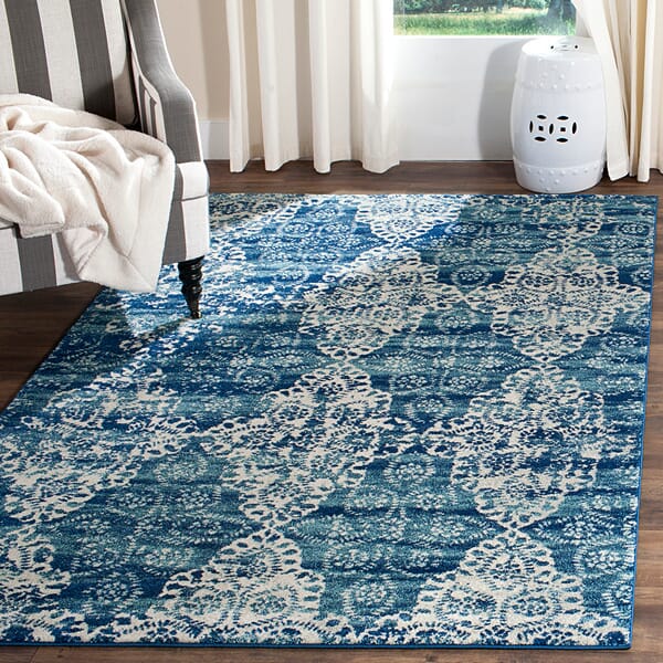 Safavieh Evoke Evk266F Royal / Ivory Rugs - Safavieh - evk266f - 3