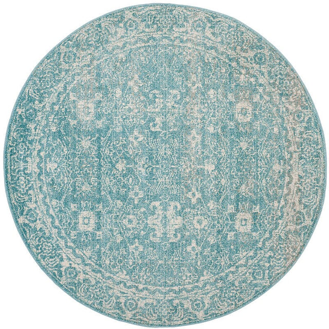 Safavieh Evoke Evk270D Light Blue / Ivory Rugs - Safavieh - evk270d - 24