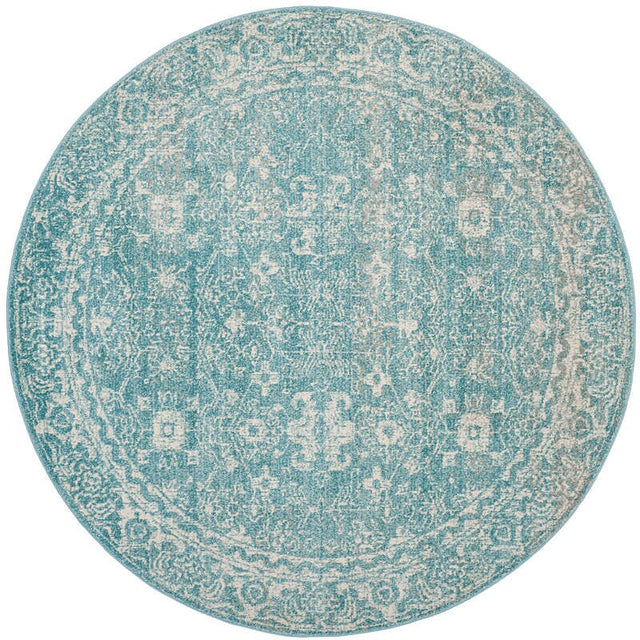 Safavieh Evoke Evk270D Light Blue / Ivory Rugs - Safavieh - evk270d - 3r