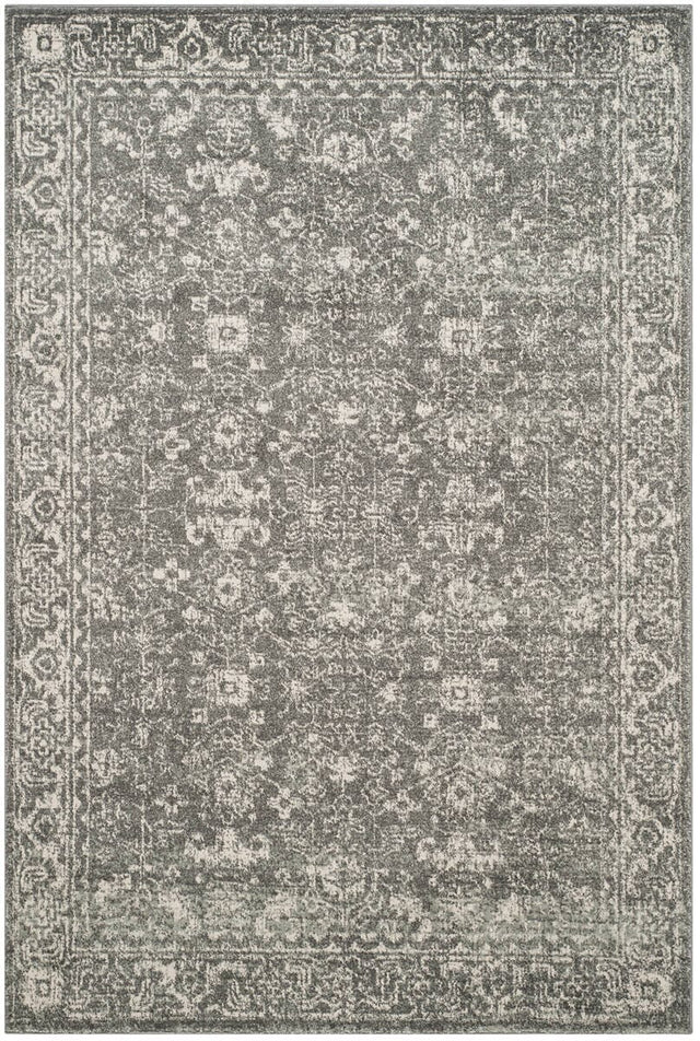 Safavieh Evoke Evk270S Grey/Ivory Rug - Safavieh - evk270s - 3sq